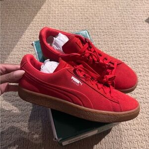 PUMA Suede Classic Red Sneakers